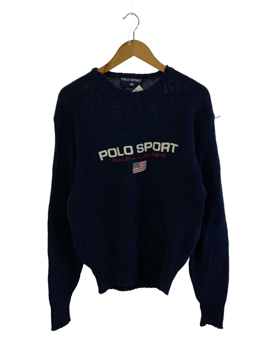 【中古】POLO SPORT◆ニット・セーター(厚手)/M/コットン/NVY//【メンズウェア】｜2ｎｄ STREET 店