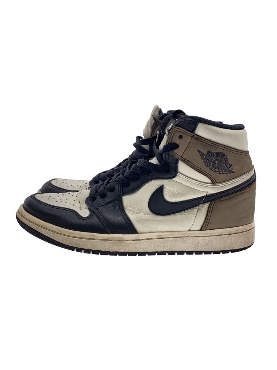 【中古】NIKE◆AIR JORDAN 1 RETRO HIGH OG_エアジョーダン 1 レトロ 御機嫌 OG/25糎/BRW【シューズ】