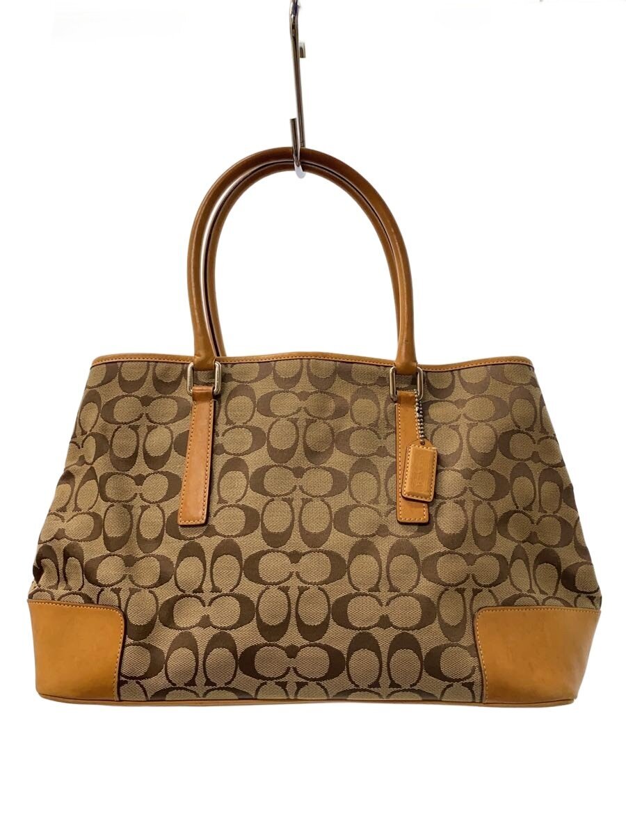 【中古】COACH◆トートバッグ/帆布/CML/総柄/6086【御徒面子】