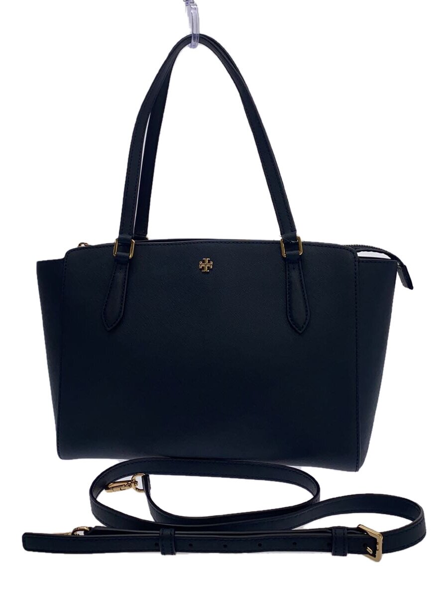 【中古】TORY BURCH◆ハンドバッグ/--/NVY/無地/10009171/トリーバーチ/TORY BURCH【バッグ】｜2ｎｄ STREET 店