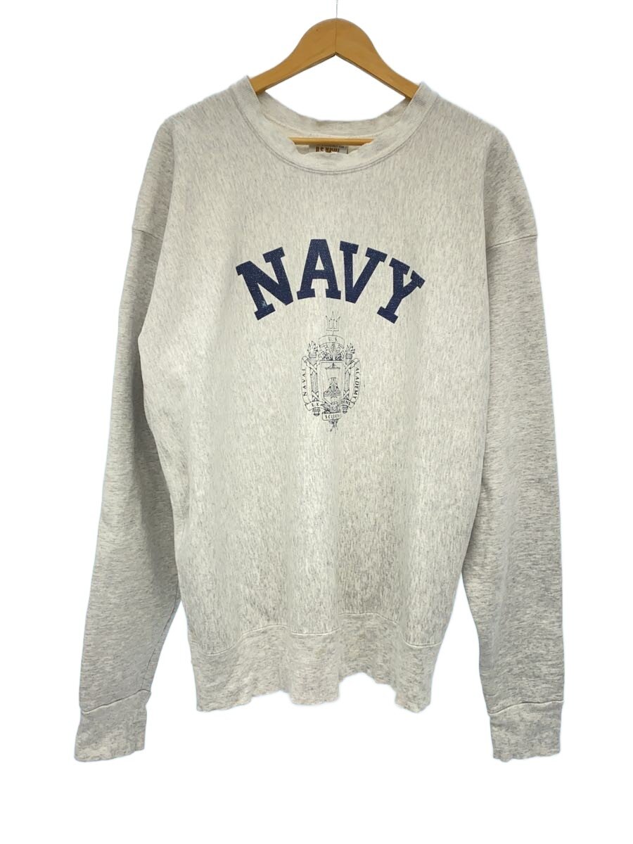 【中古】U.S.NAVAL ACADEMY STORE/流汗/--/綿織物/GRY/無地【メンズウェア】