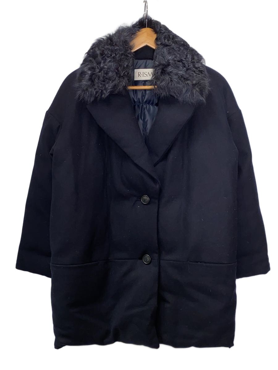 【中古】R-ISM◆落ちこむ上衣/2/羊毛/NVY/R6204088//【レディースお召しもの】