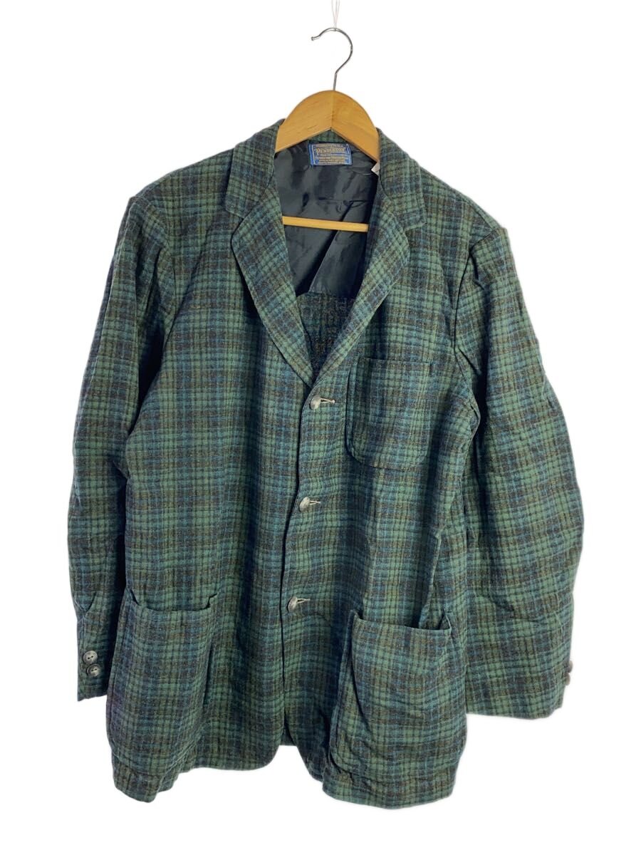 【中古】PENDLETON◆ジャケット/--/ウール/GRN/チェック//【メンズウェア】｜2ｎｄ STREET 店