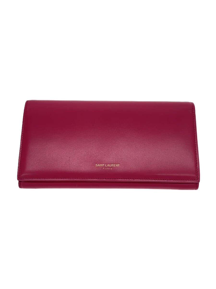 【中古】SAINT LAURENT◆長財布/--/PNK/無地/レディース【服飾雑貨他】｜2ｎｄ STREET 店