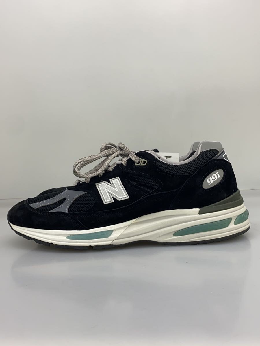 【中古】NEW BALANCE◆U991/黒いこと/US10.5/BLK【シューズ】