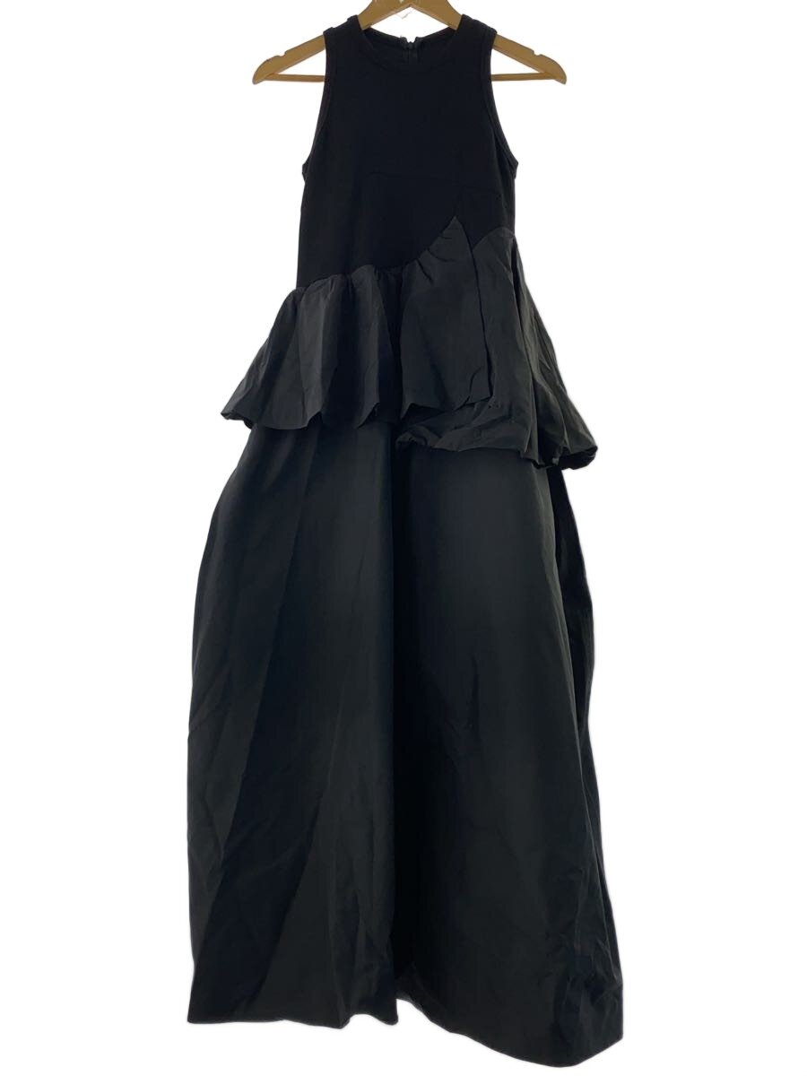 【中古】OMMO◆BALLOON PEPLUM LAYERED OP/ノースリーブワンピース/38/BLK/882520304201【レディースウェア】|2nd STREET 店