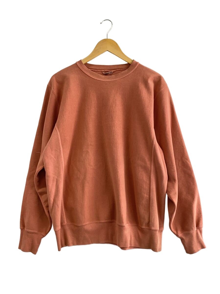 【中古】AURALEE◆SUPER MILLED SWEAT/汗水/3/綿織物/PNK/A9AP02SM//【メンズウェア】