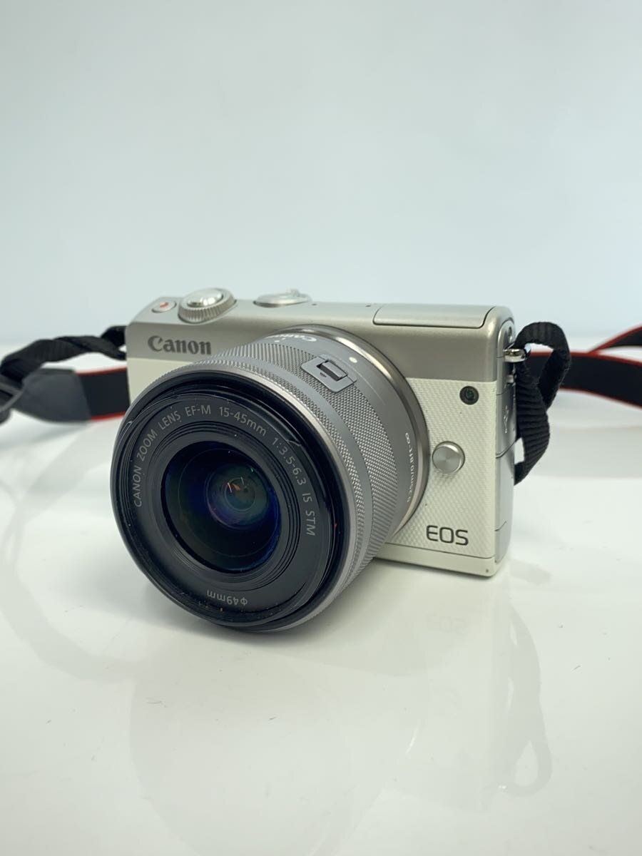 【中古】CANON◆デジタル一眼カメラ EOS M100 EF-M15-45 IS STM レンズキット [ホワイト]/キャノン【カメラ】
