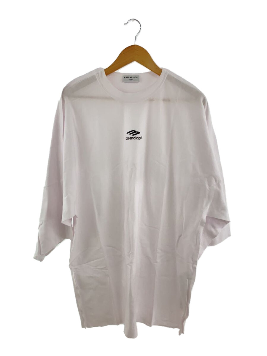 【中古】BALENCIAGA◆プルオーバー/704031/2/綿織物/WHT//【メンズウェア】