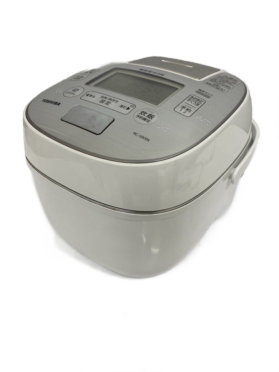【中古】TOSHIBA◆炊飯器 無意味さ翦断応力IH RC-10VXN(W) [グランホワイト]【家電・視覚性・オーディオ】