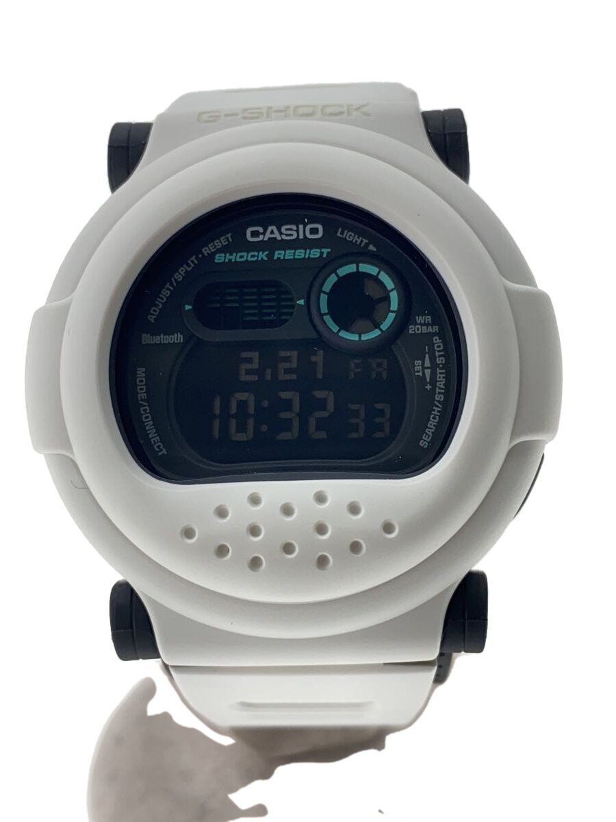 【中古】CASIO◆石英ウオッチ_G-SHOCK/デジタル/BLK/WHT【服飾雑貨他】