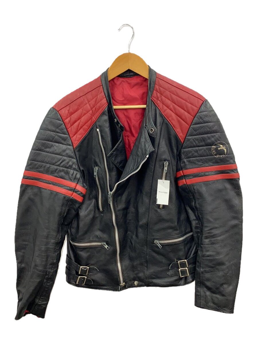 【中古】ダブルライダースジャケット/--/レザー/BLK【メンズウェア】｜2ｎｄ STREET 店