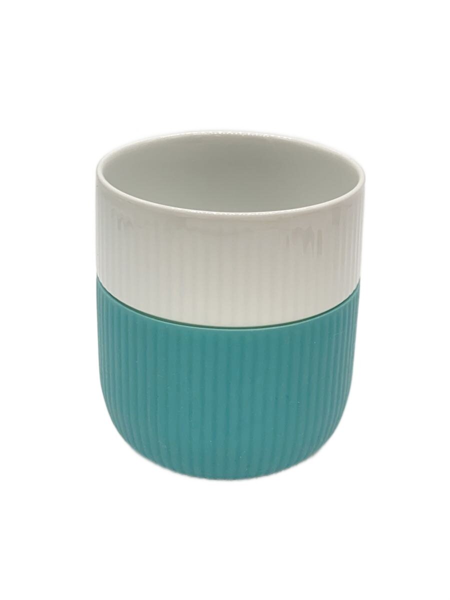 【中古】ROYAL COPENHAGEN◆CONTRASTMUG/OPAL/カップ/WHT/BLUE【キッチン用品】