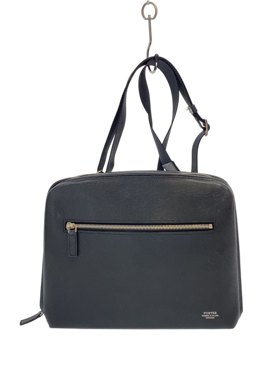 【中古】PORTER◆ショルダーバッグ/レザー/BLK【バッグ】|2nd STREET 店