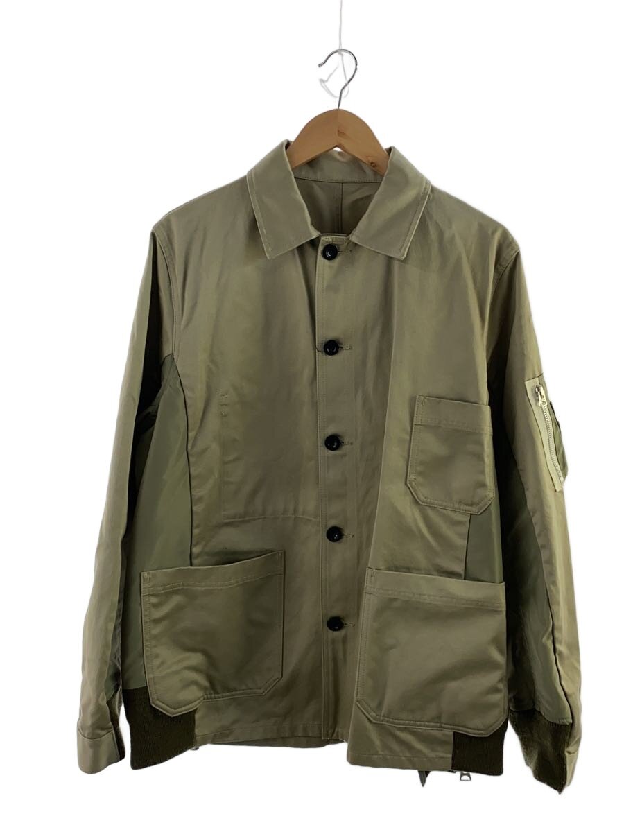 【中古】sacai◆上衣/2/綿織物/KHK/24-03316M//【メンズウェア】