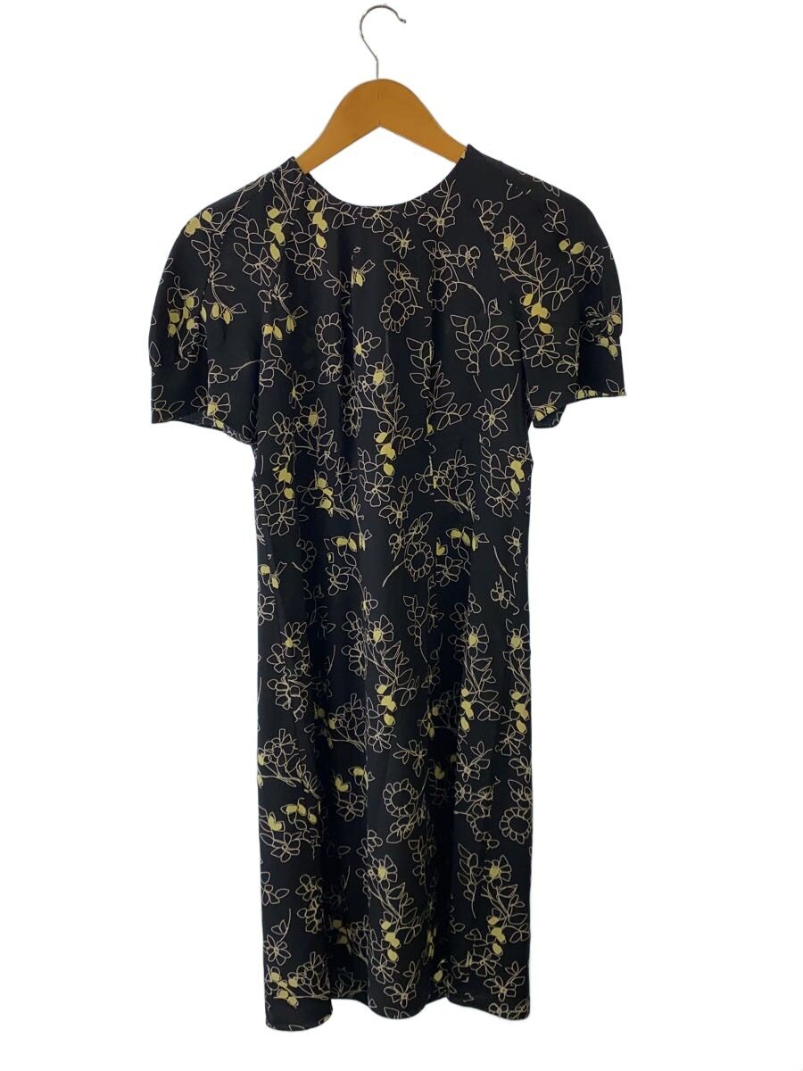 【中古】MARNI◆半袖衣装/40/綿織物/BLK/花柄/I12ABMAM21A00TSB63【レディース御召しもの】
