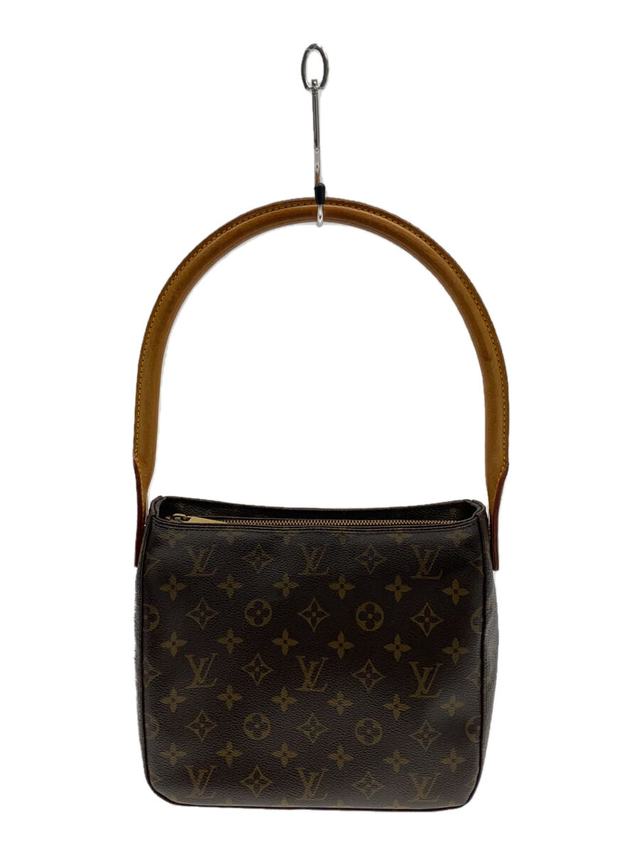 【中古】LOUIS VUITTON◆ルーピングMM_モノグラム・キャンバス_BRW/PVC/BRW//【バッグ】|2nd STREET 店