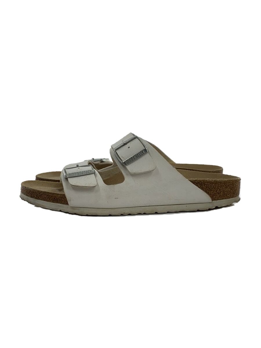 【中古】BIRKENSTOCK◆サンダル/27糎/WHT/なめし革/ARIZONA【シューズ】