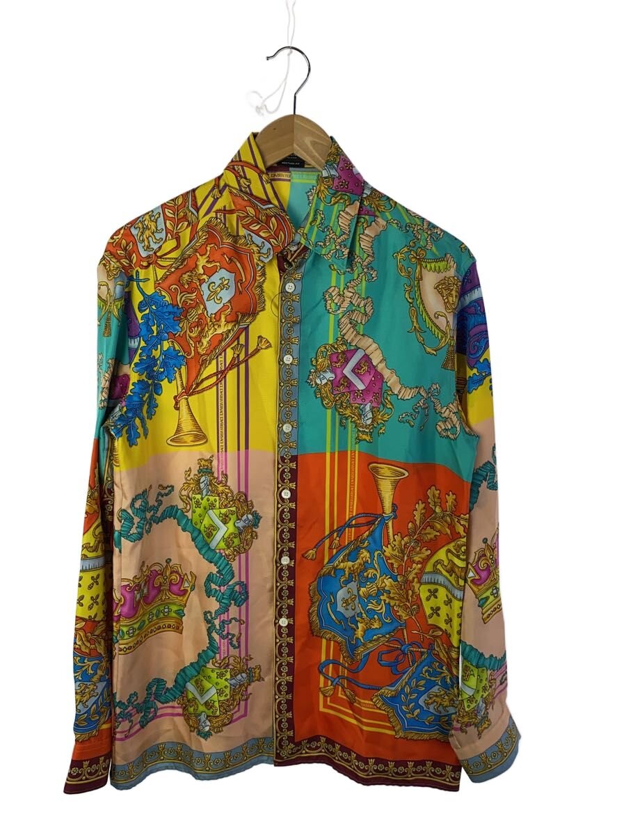 【中古】VERSACE◆Royalty Print Informal Shirt/44/シルク/マルチカラー/総柄/1003941 1A03【メンズウェア】|2nd STREET 店