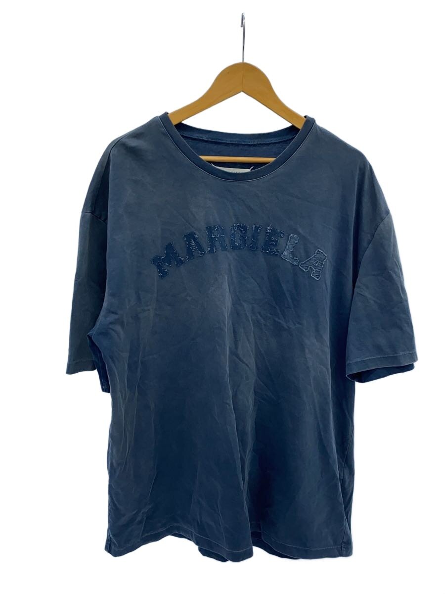 【中古】Maison Margiela◆ティーシャツ/M/綿織物/BLU/S50GC0685 S23883/Flocky Logo Print T-Shirt【メンズウェア】