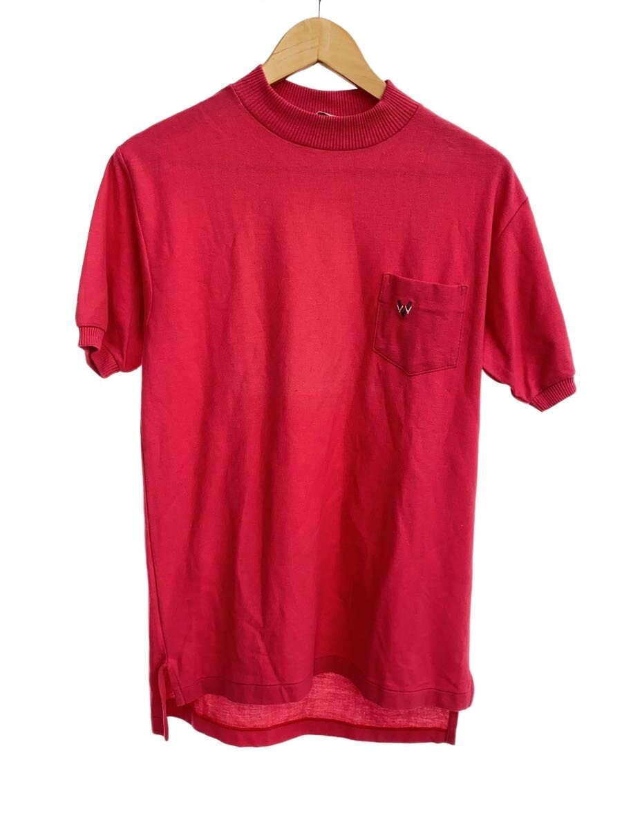 【中古】PURITAN◆プルオーバー/L/綿織物/RED/70s/綿織物ポリ/ポリエステル50/衣嚢T【メンズウェア】