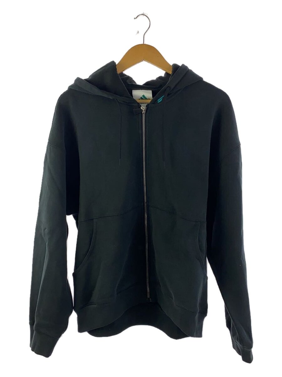 【中古】adidas◆パーカー/L/綿織物/BLK/JD0659/EQT HOODIE【メンズウェア】