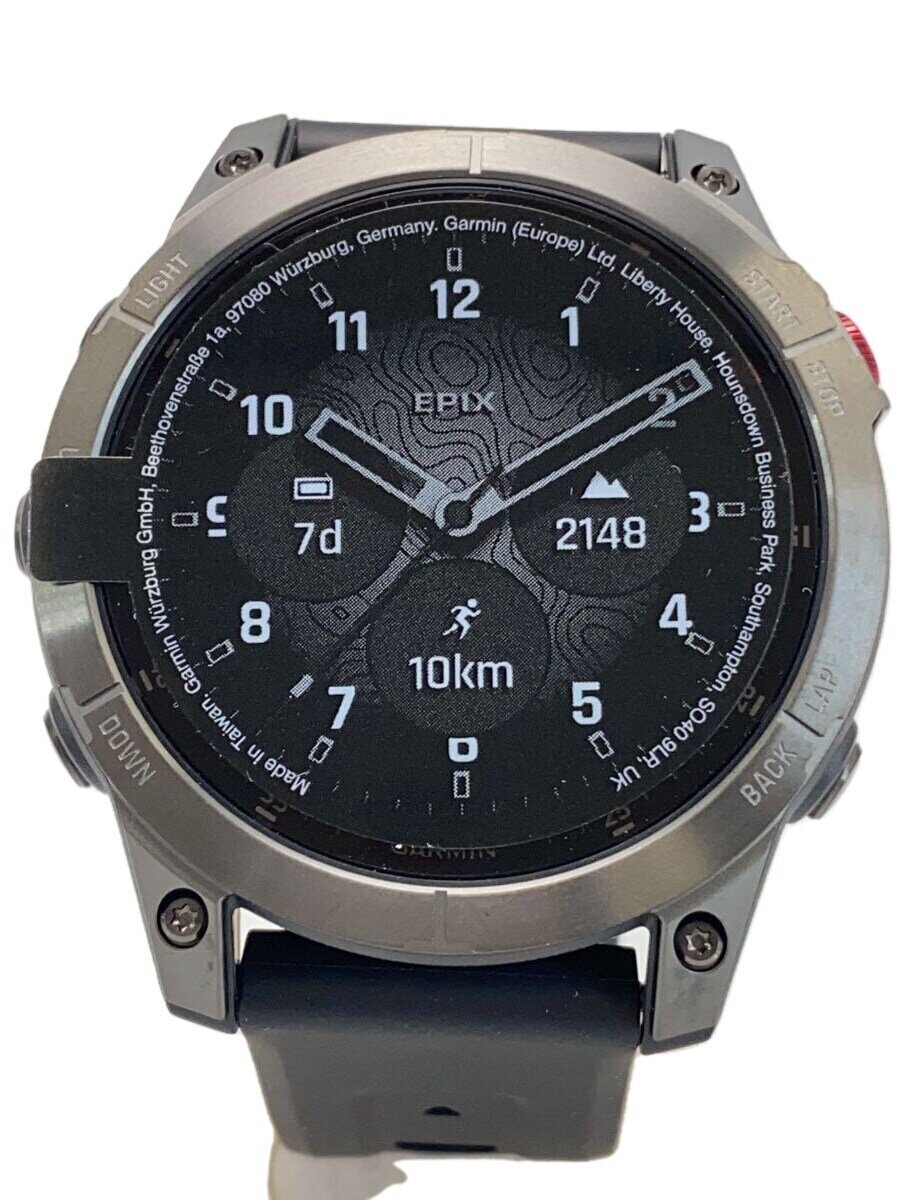 【中古】GARMIN◆スマートウォッチ/epix/010-02582-15//【服飾雑貨他】