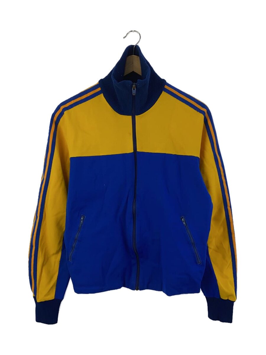 【中古】adidas◆プルオーバー/貨物自動車上衣/カナダ製/80s/vintage/ナイロン/青み【メンズウェア】