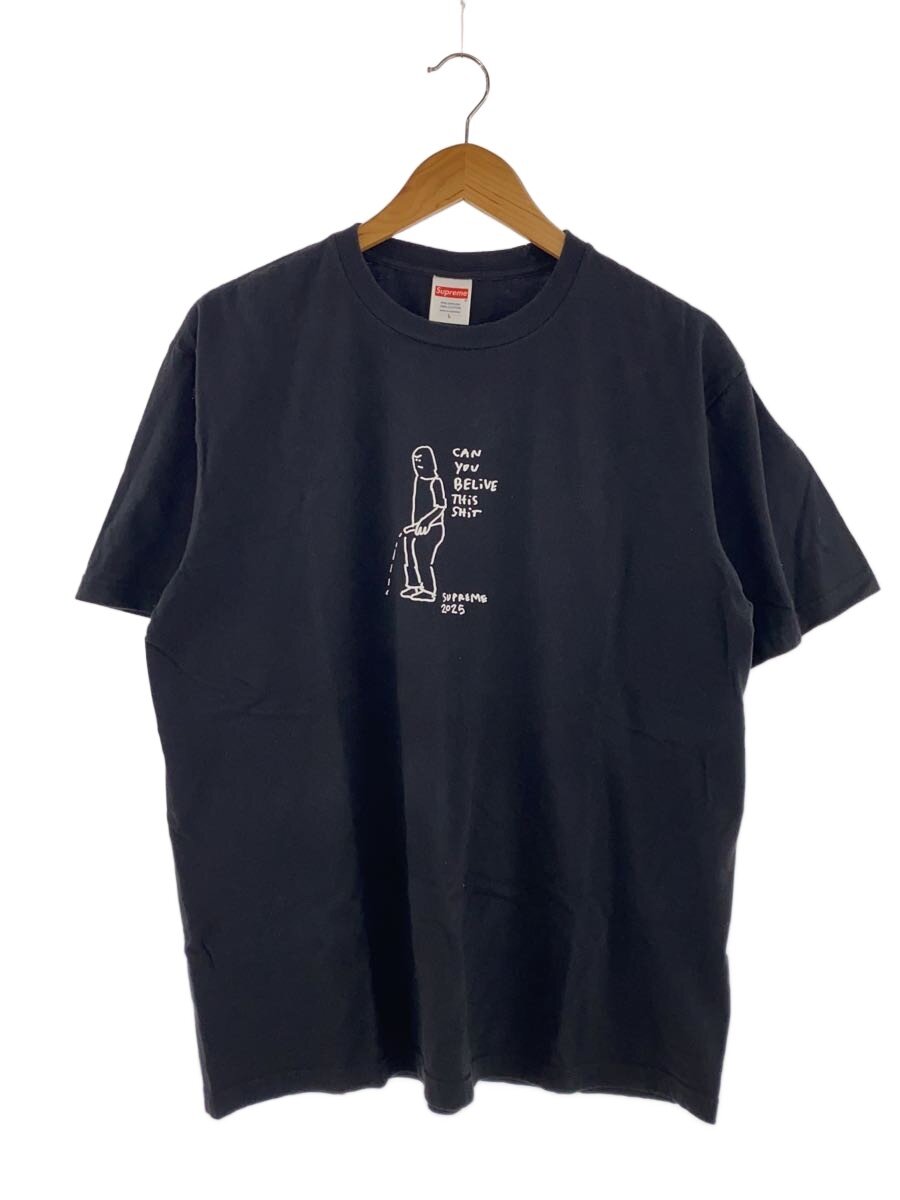 【中古】Supreme◆ティーシャツ/L/綿織物/BLK【メンズウェア】