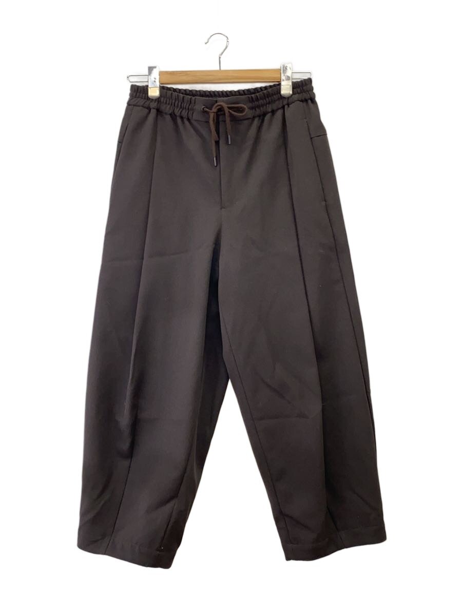 【中古】DEVOA◆BAGGY CROPPED PANTS/ズボン下/下つ方/乳母車/2/羊毛/BRW//【メンズウェア】