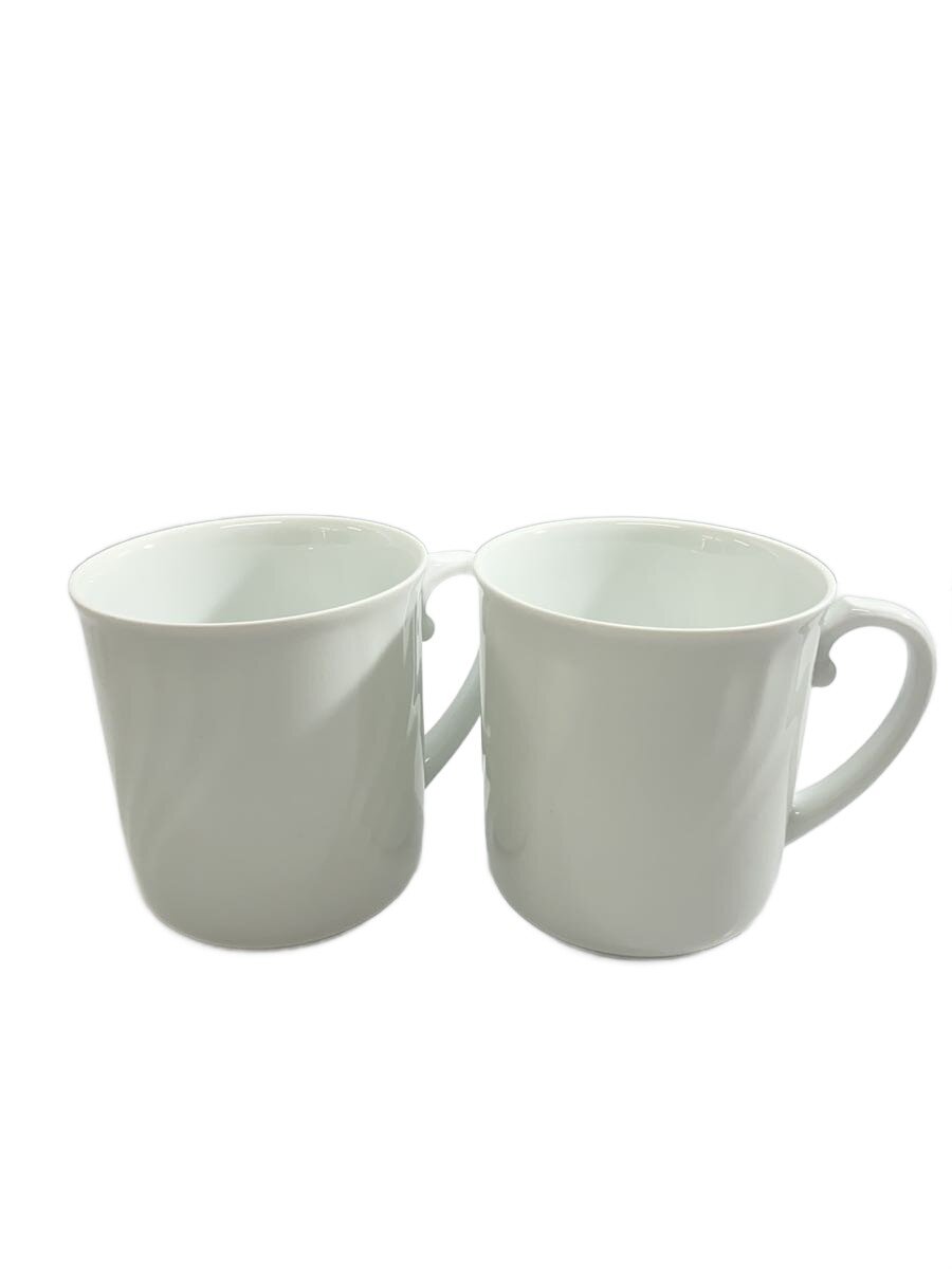 【中古】大倉陶園◆ジャネット白いこと/コップ/2点仕掛ける/WHT【勝手もと設備】