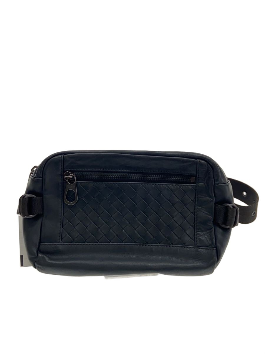 【中古】BOTTEGA VENETA◆酉の方角御徒面子/なめし革/薄墨色/無地【御徒面子】
