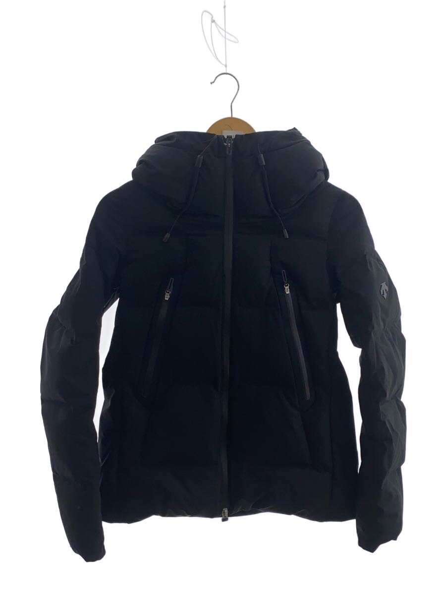 【中古】DESCENTE◆落ちこむ上衣/M/ポリエステル/BLK/DAWSGK40U/落ちこむ90/鳥毛10/水沢DAWN//【レディースお召しもの】