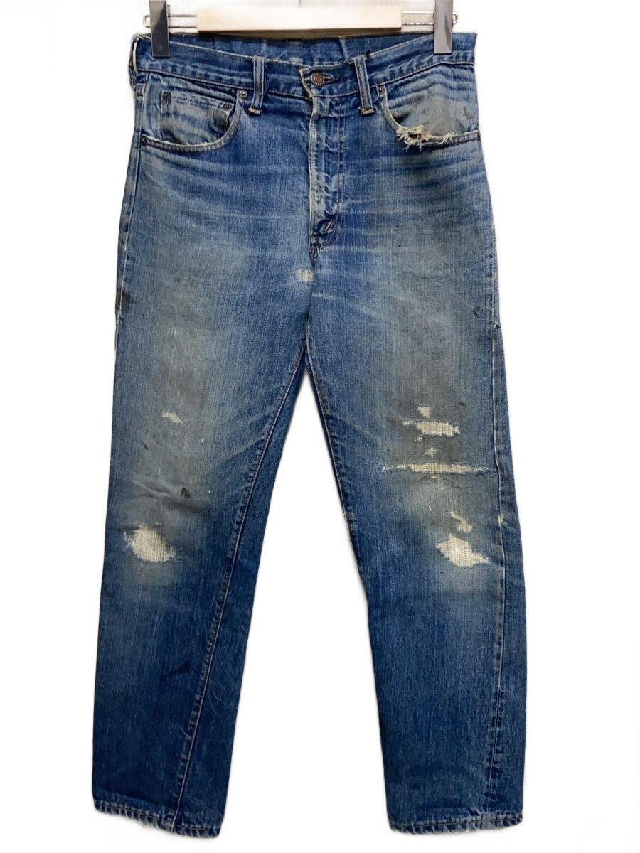 【中古】Levi’s◆下つ方/--/ジーンズ/IDG/無地/505/BIGE/42TALON【メンズウェア】