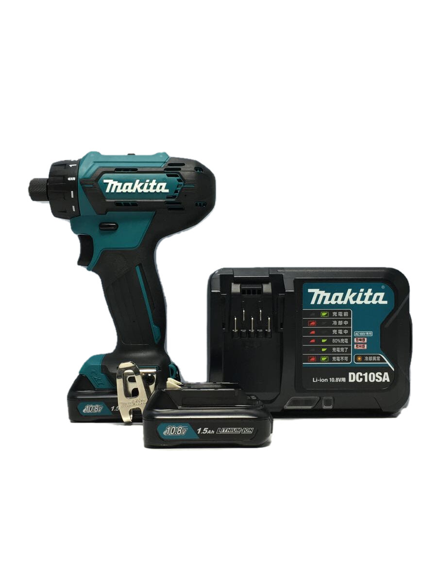 【中古】makita◆差しひびき１番ウッド/電動手道具/DF033DSHX/DC10SA/申し受ける器・蓄電池付//IMD【DIY設備】