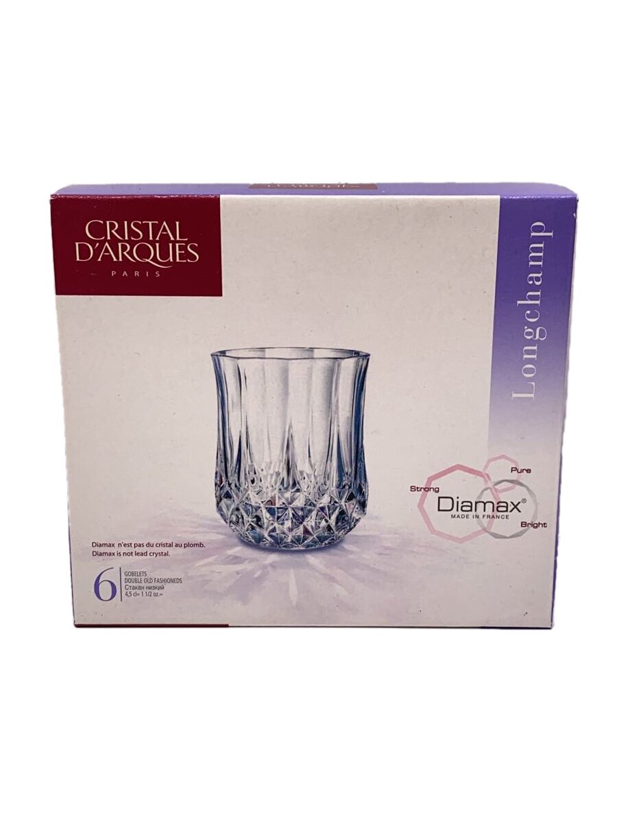 【中古】Cristal D’Arques◆グラス/6点セット/CLR【キッチン用品】