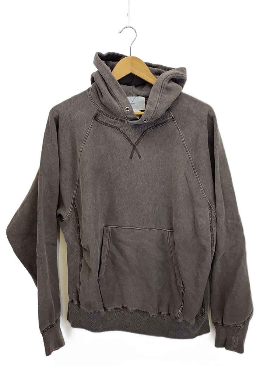 【中古】SUGARHILL◆PIGMENT DYE HOODIE/2/綿織物/BRW/無地/2【メンズウェア】