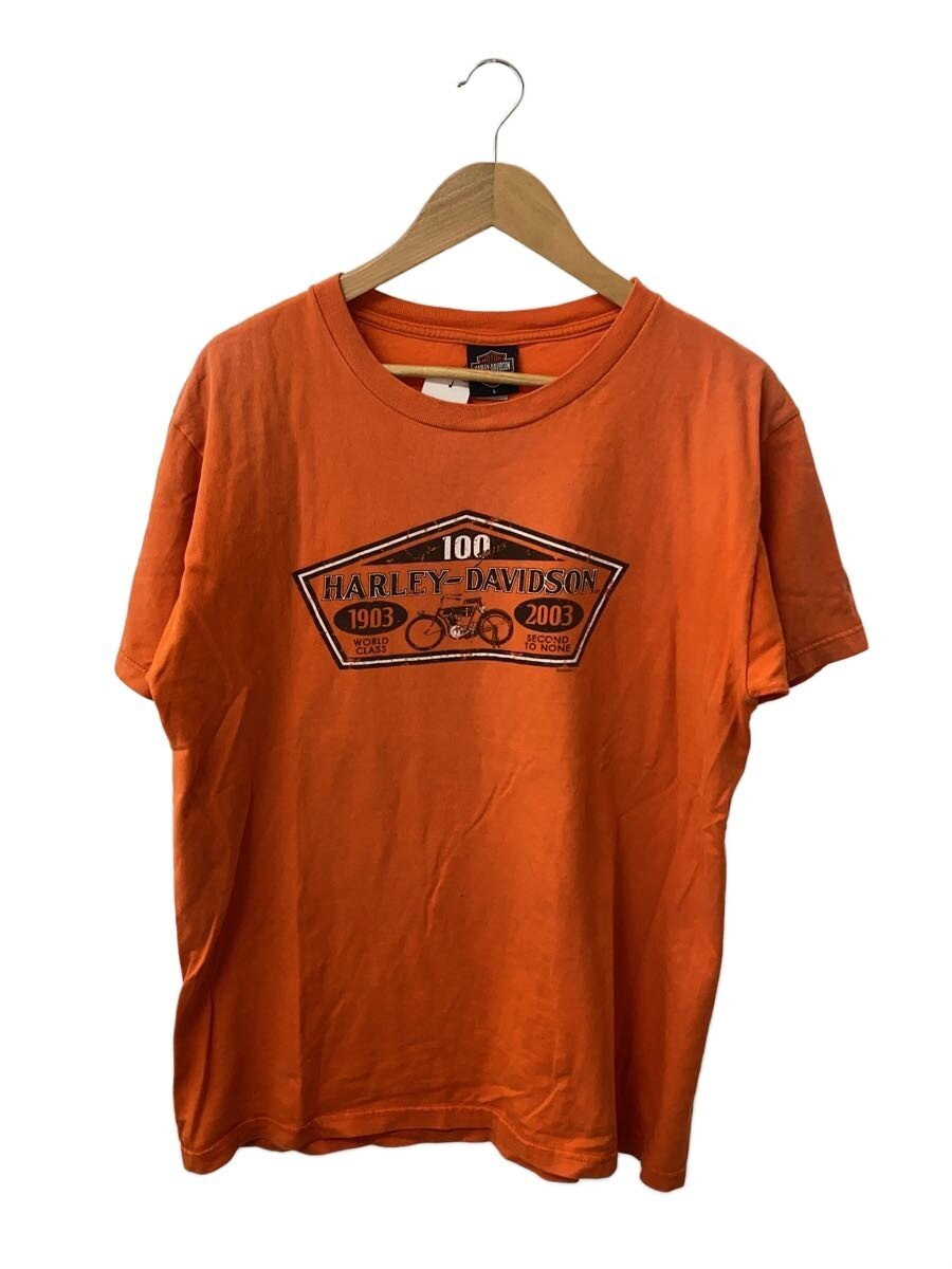 【中古】HARLEY DAVIDSON◆2002/SNAKE/プルオーバー/L/綿織物/ORN/【メンズウェア】