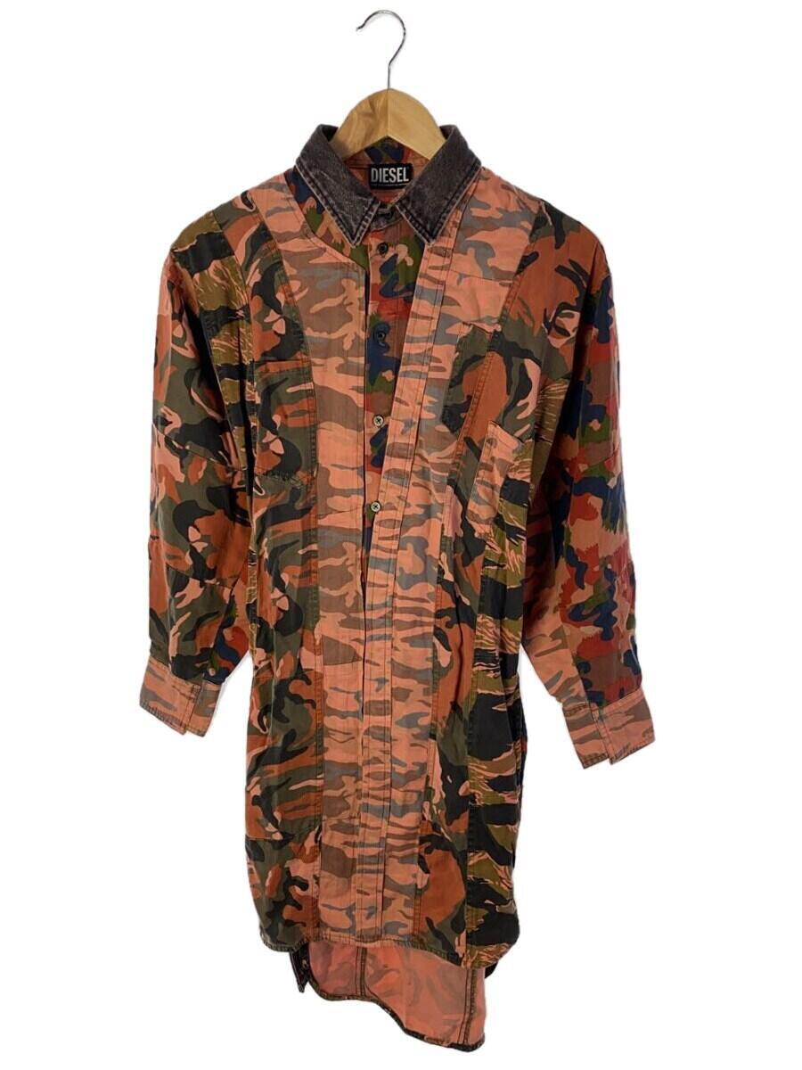 【中古】DIESEL◆Allover print camouflage Dress/XS/コットン/BRW/カモフラ【レディースウェア】｜2ｎｄ STREET 店