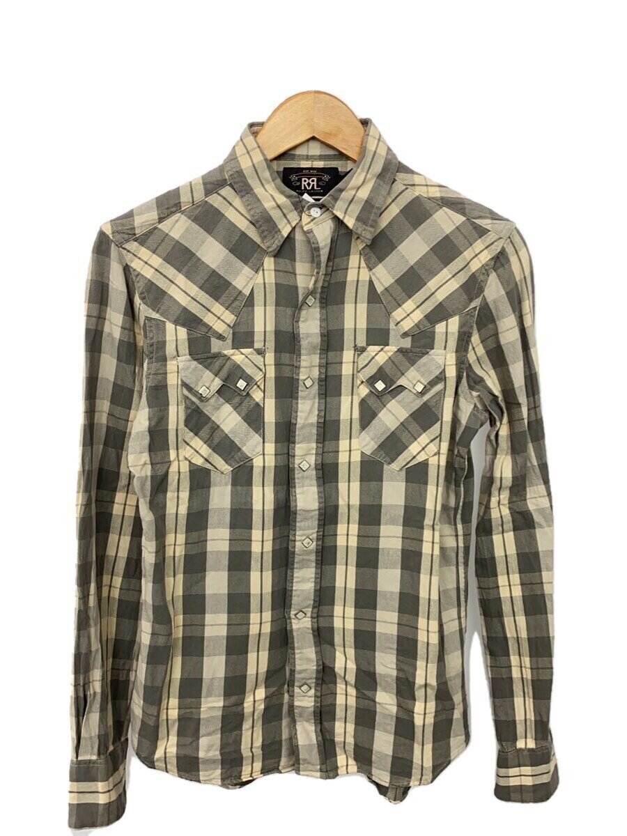 【中古】RRL◆ジレー(朦々たる)/XS/綿織物/マルチ色つや/照合のしるし//【メンズウェア】