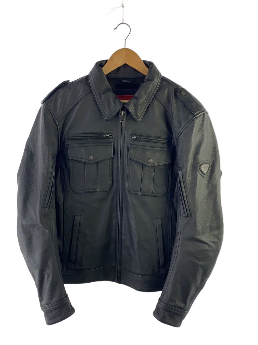 【中古】Triumph◆シングルライダースジャケット/M/レザー/BLK【メンズウェア】|2nd STREET 店