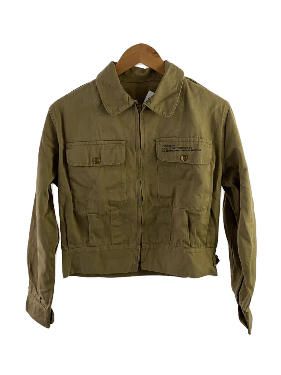 【中古】MILITARY◆ミリタリー上衣/6/綿織物/BEG/無地//【メンズウェア】