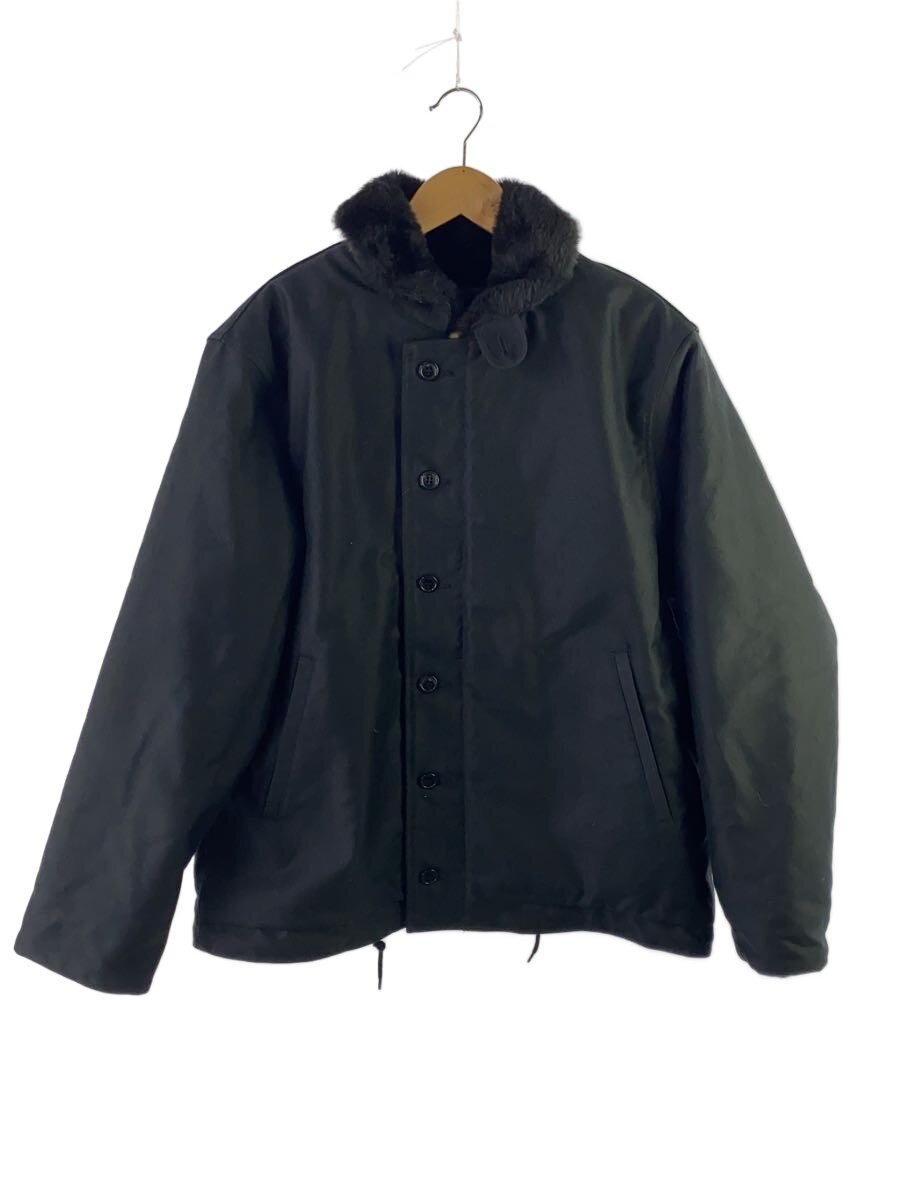 【中古】KNACKERED◆甲板上衣/44/綿織物/BLK【メンズウェア】