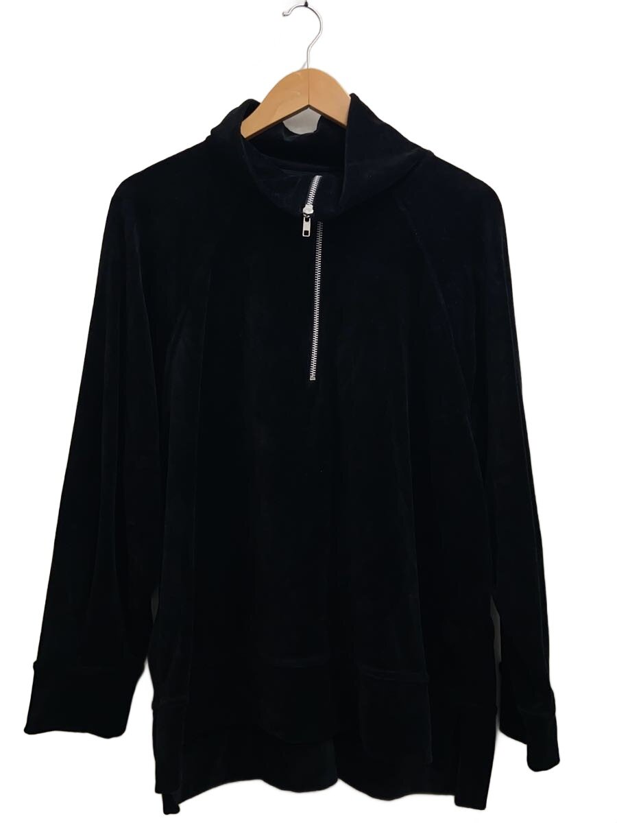 【中古】FLORENT◆長袖トップ/1/天鵞絨/BLK/2505F06017【レディース御召しもの】
