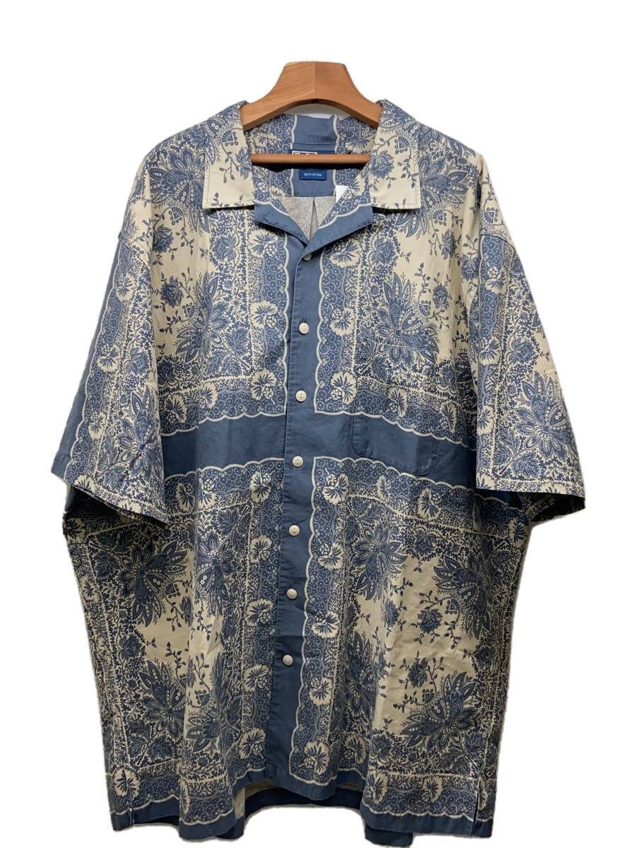【中古】POLO RALPH LAUREN◆90s-/開けはなし色つやプルオーバー/バンダナ柄/スレ・褪せ有/半袖プルオーバー/3XL TALL/綿織物/? NULL ?【メンズウェア】
