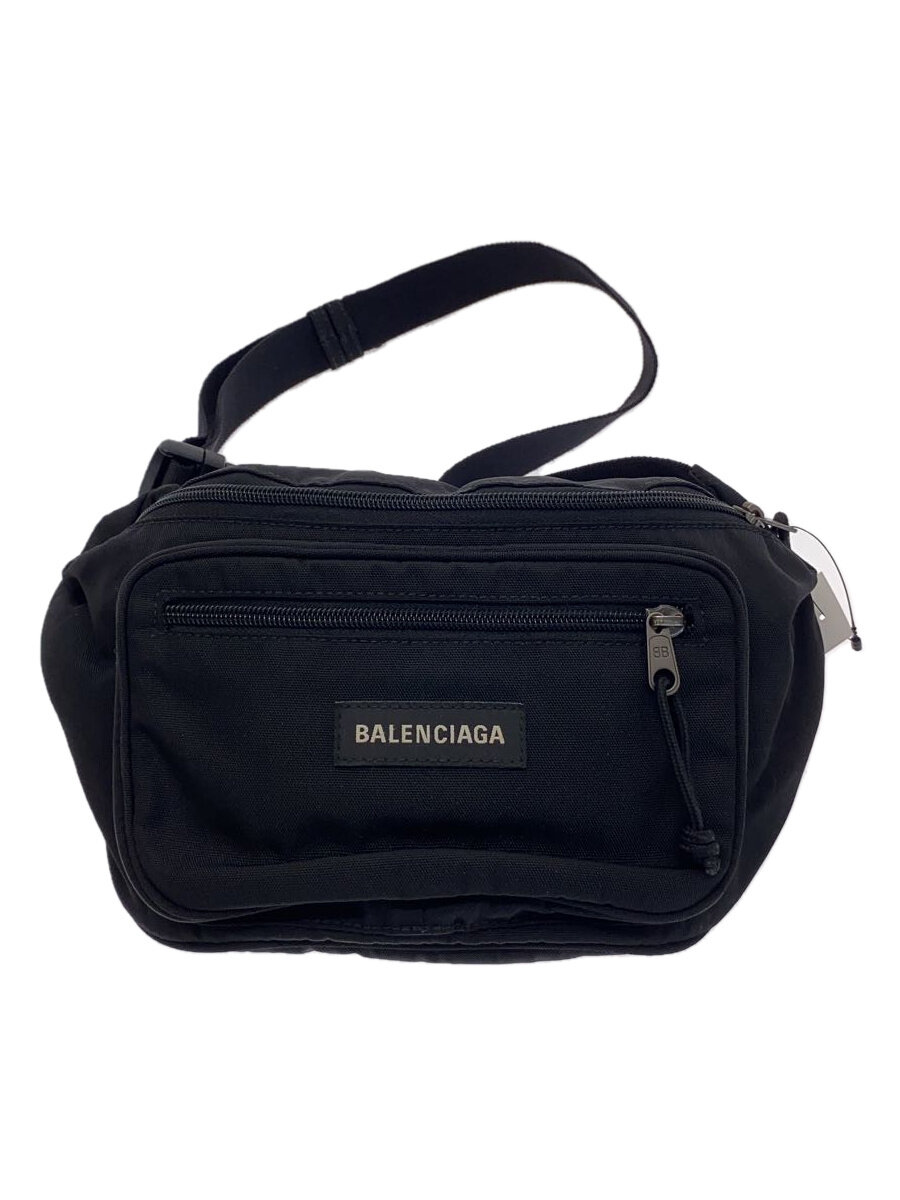 【中古】BALENCIAGA◆ウエストバッグ/ナイロン/ブラック/無地/482389/BALENCIAGA/バレンシアガ/ボディバ//【バッグ】|2nd STREET 店