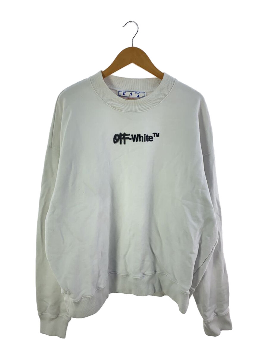 【中古】OFF-WHITE◆汗水/XL/綿織物/WHT/OMBA054F22FLE001【メンズウェア】