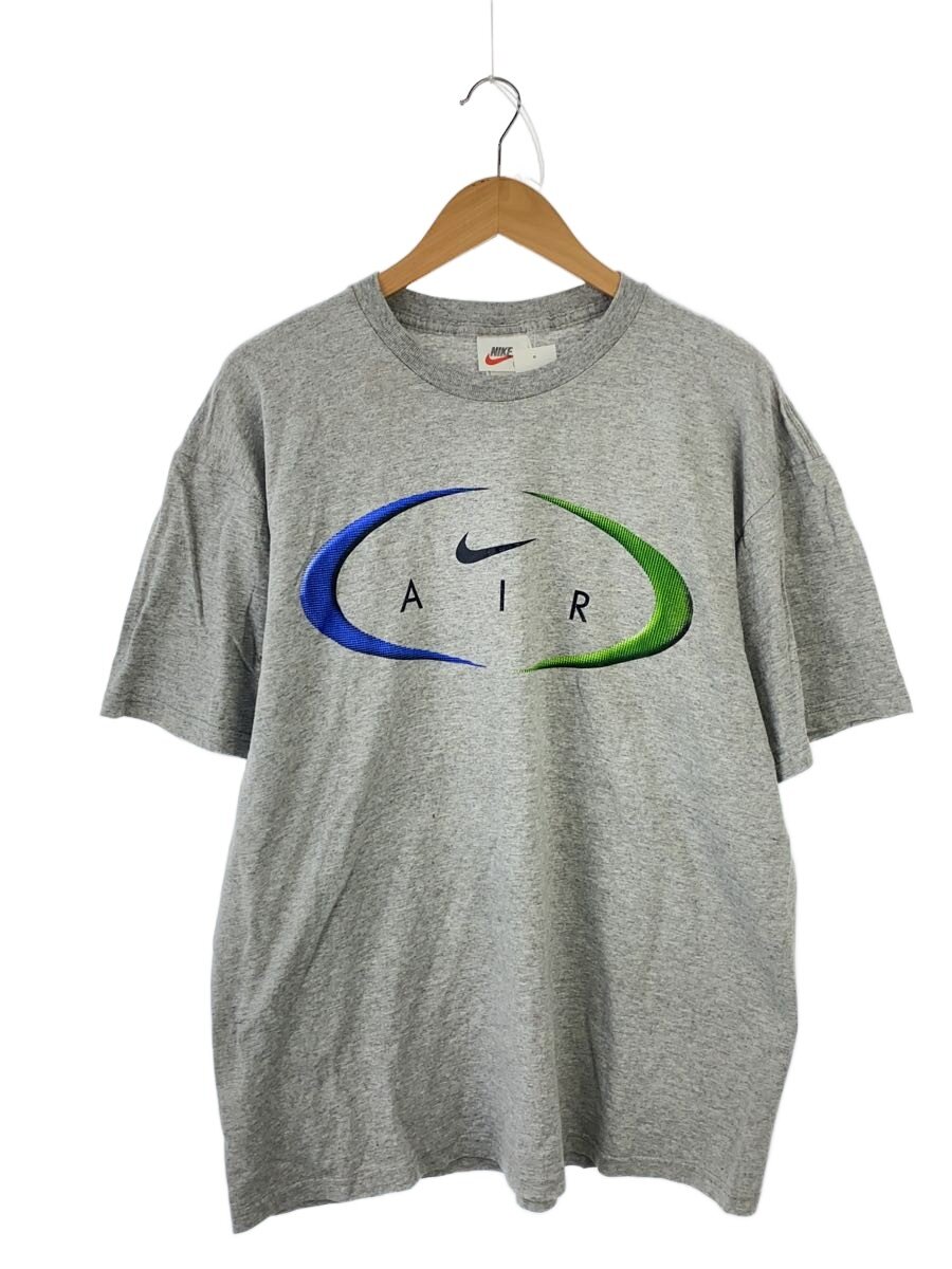 【中古】NIKE◆90S/プルオーバー/L/綿織物/GRY//【メンズウェア】