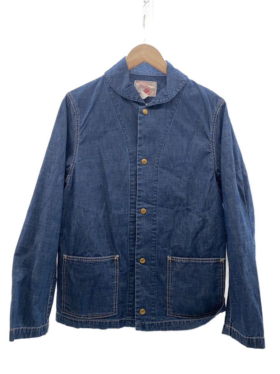 【中古】AND FAMILY◆SHAWL COLLAR DENIM JACKET/Gジャン/L/デニム/IDG/無地/JK1704479【メンズウェア】|2nd STREET 店