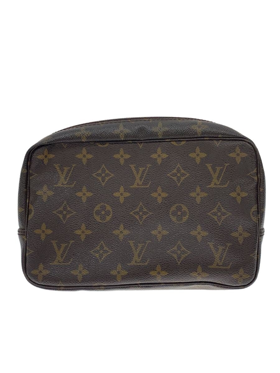 【中古】LOUIS VUITTON◆トゥルース・トワレット23_モノグラム・帆布/PVC/BRW/モノグラム【御徒面子】